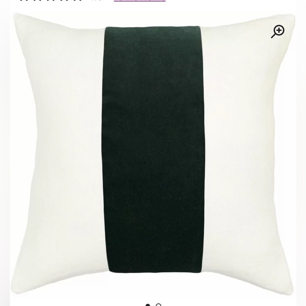 NWT Everly Quinn Silvo Throw Pillow